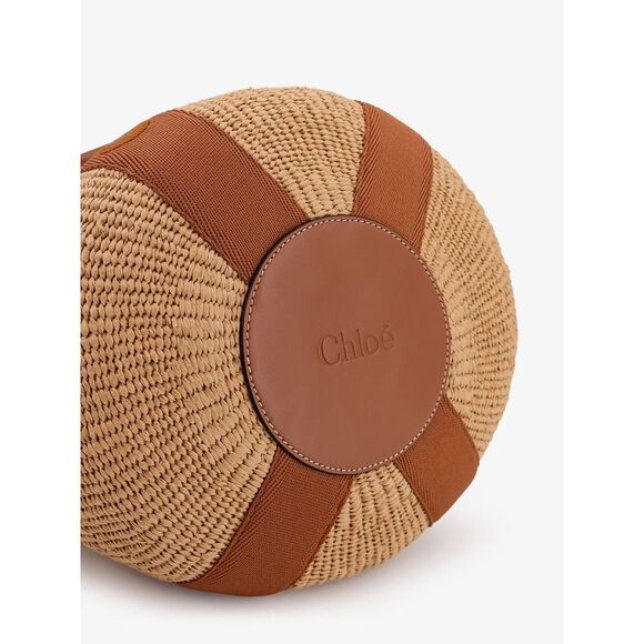 Chloe' Women Woody Raffia Shoulder Bag - Picture 4 of 5